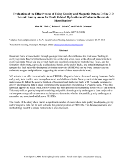 Evaluation of the Effectiveness of Using Gravity and Magnetic Data
