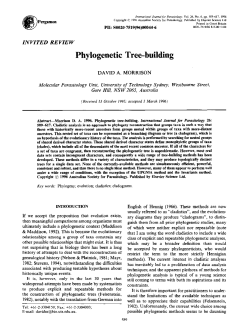 Phylogenetic Tree-building