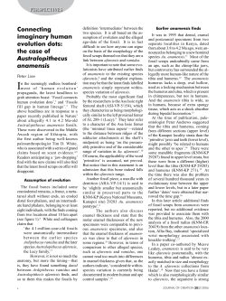 Connecting imaginary human evolution dots: the case of