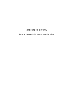 Partnering for mobility? - Maastricht University Research Portal