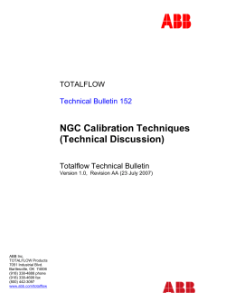 NGC Calibration Techniques (Technical Discussion)