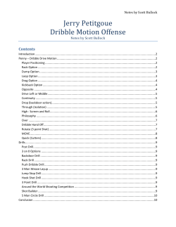 Jerry Petitgoue Dribble Motion Offense