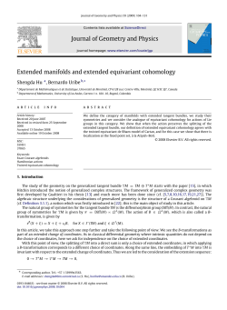 Extended manifolds and extended equivariant cohomology