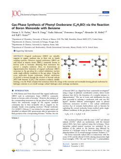 Gas-Phase Synthesis of Phenyl Oxoborane
