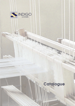Cat&aacute;logo (ingles) PDF - INDIGO estudio textil