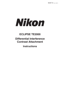 Eclipse TE2000 DIC