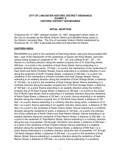Exhibit A - Historic District Boundaries