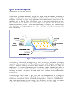 Spiral Membrane Systems