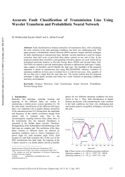 Accurate Fault Classification of Transmission Line Using Wavelet