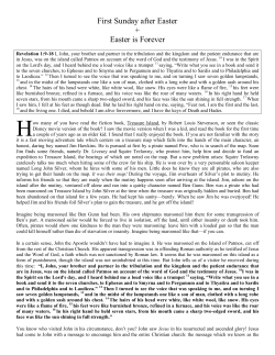 First Sunday after Easter + Easter is Forever