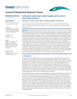Subtropical surface layer salinity budget and the role of mesoscale