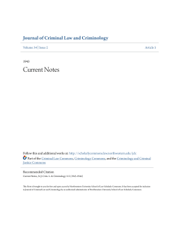 Current Notes - Scholarly Commons