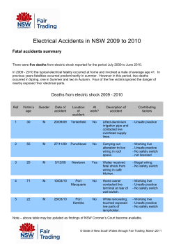 tab B Electrical Accident FactSheet 09 10