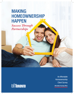 Making HoMeownersHip Happen