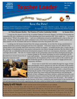 Teacher Leader - Oakland University