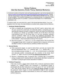 Ideal Gas Dynamics, Kinetic Theory, Statistical Mechanics