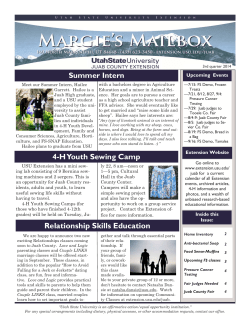 14 3rd quarter mailbox - Utah State University Extension