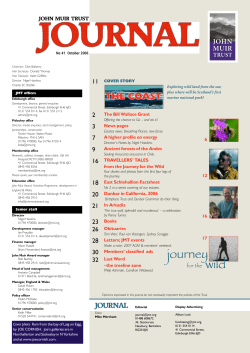 journey - John Muir Trust