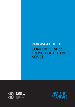 contemporary french detective novel