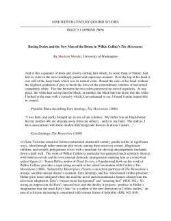 NCGS Journal Issue 5.1 - Racing Desire and the New Man of the