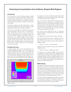 Extracting Concentrations from Arbitrary Shaped Well