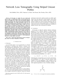 Network Loss Tomography Using Striped Unicast Probes