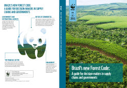 Brazil`s new Forest Code