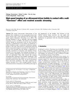 High-speed imaging of an ultrasound-driven bubble in