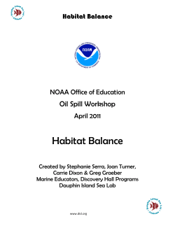 Habitat Balance - Dauphin Island Sea Lab