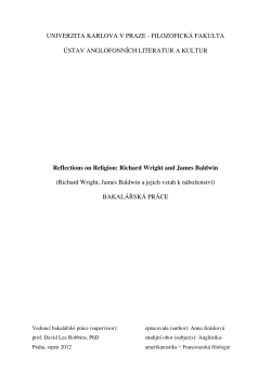 UNIVERZITA KARLOVA V PRAZE