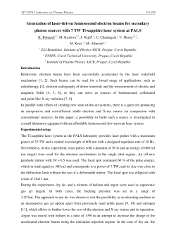 Generation of laser-driven femtosecond electron beams for
