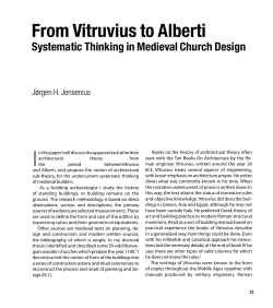 From Vitruvius to Alberti - Nordic Journal of Architectural Research