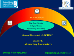 BCH-201-General Biochemistry