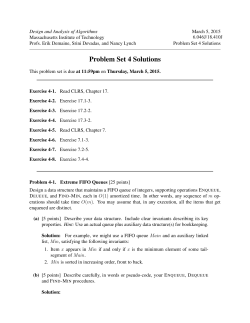 Solutions to Problem Set 4