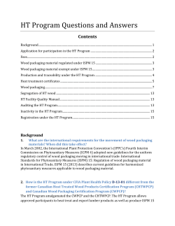 HT Program Questions and Answers