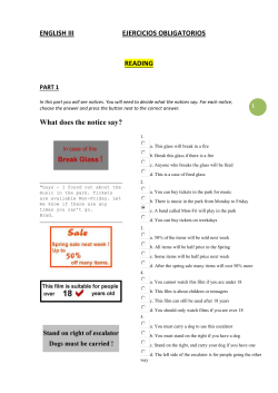ENGLISH III EJERCICIOS OBLIGATORIOS READING
