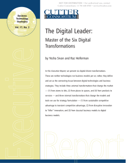 The Digital Leader: