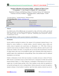 International Journal of Livestock Research ISSN