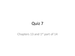 Quiz 7