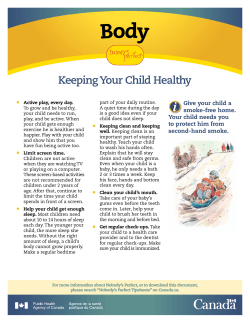Keeping Your Child Healthy