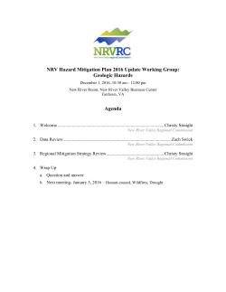Geologic Hazards - New River Valley Regional Commission