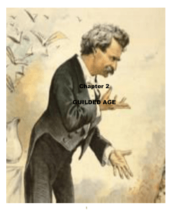 Chapter 2 GUILDED AGE - Standards Aligned System