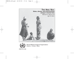THE ARAL SEA - Integrated Drought Management Programme