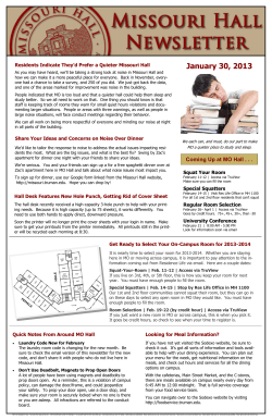 January 30, 2013 - Truman State University