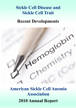 Annual Report 2010 - American Sickle Cell Anemia Association