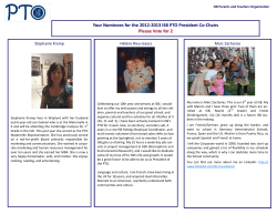 1 nominee needed - International School of Boston