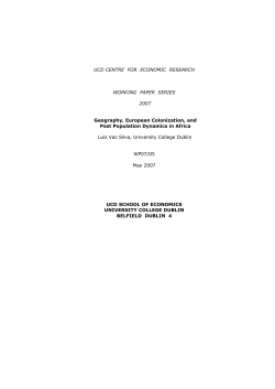 WP07/05 - University College Dublin