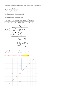 GP3-Notes on oblique asymptotes and &ldquo;higher order&rdquo;