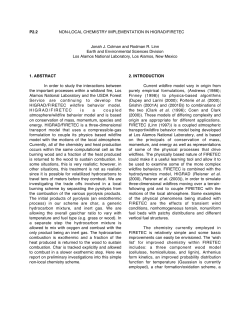 P2.2 NON-LOCAL CHEMISTRY IMPLEMENTATION IN HIGRAD