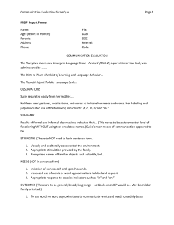 MIDP Report Format - Minot State University